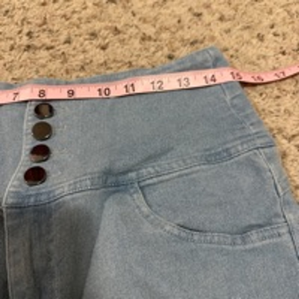 Women's Unbranded Jeans Size L Blue - Picture 3 of 4